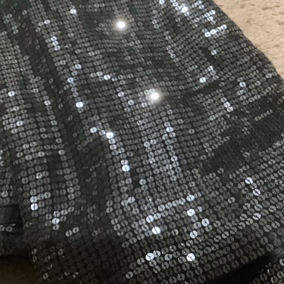 Indian Designer black sequin saree - Picture 9 of 11